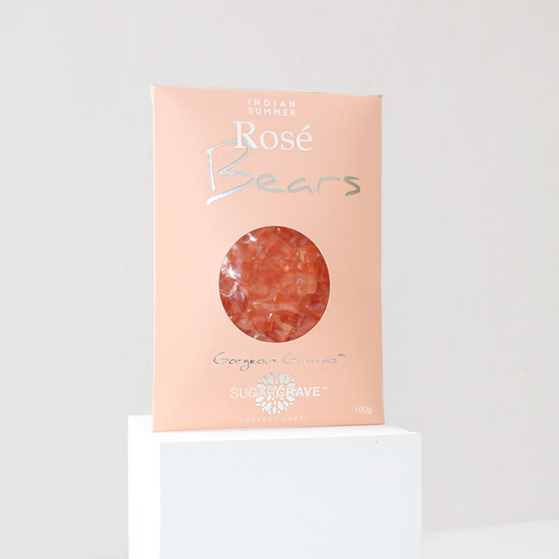 Rosé Gummy Bears Coral Pink Packaging