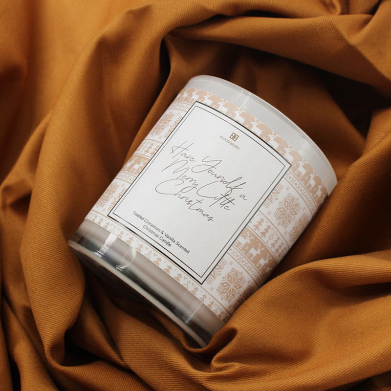 Toasted Vanilla + Cinnamon Christmas Candle