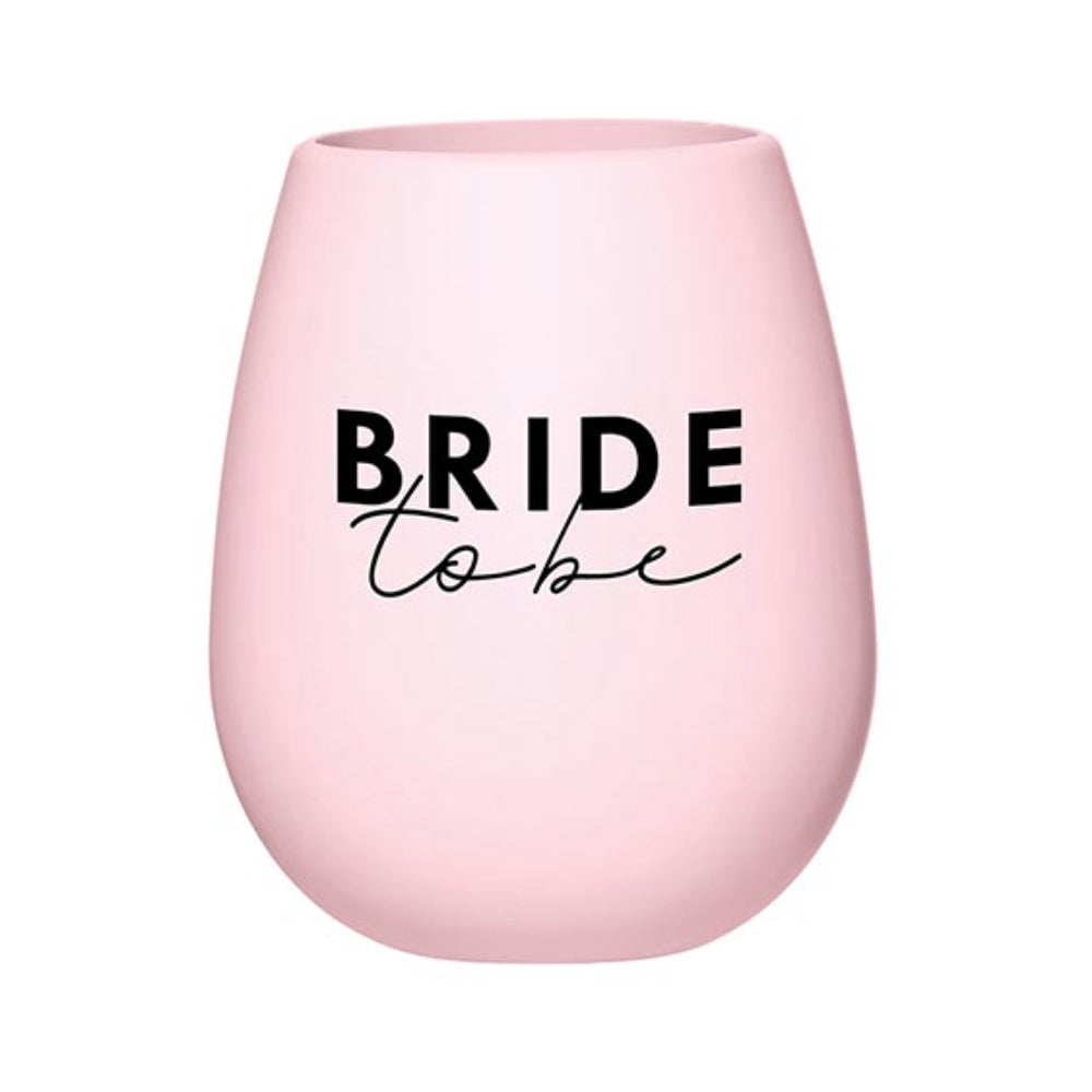 Bride To Be Silicon Wine Glass