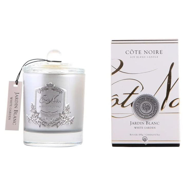 White Garden Soy Blend French Candle 185g