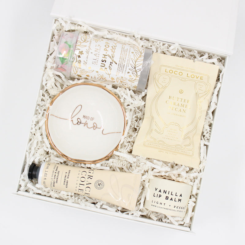 Maid Of Honour Gift Box Bridal Party Gifts Bridesmaid Gifts NZ maid-of-honour-gift-box-bridal-party-gifts-bridesmaid-gifts-nz