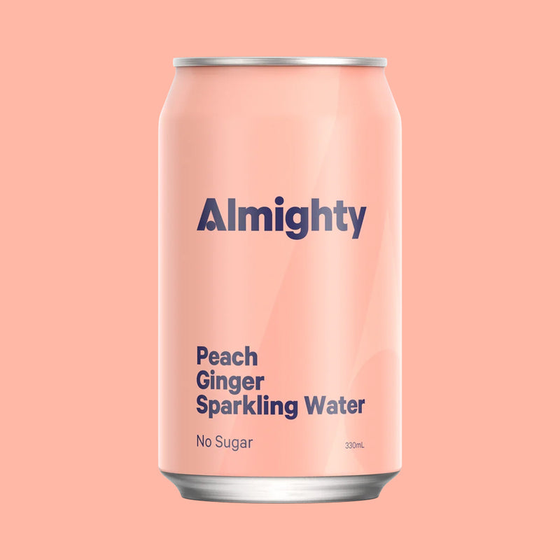 Peach & Ginger Sparkling Water